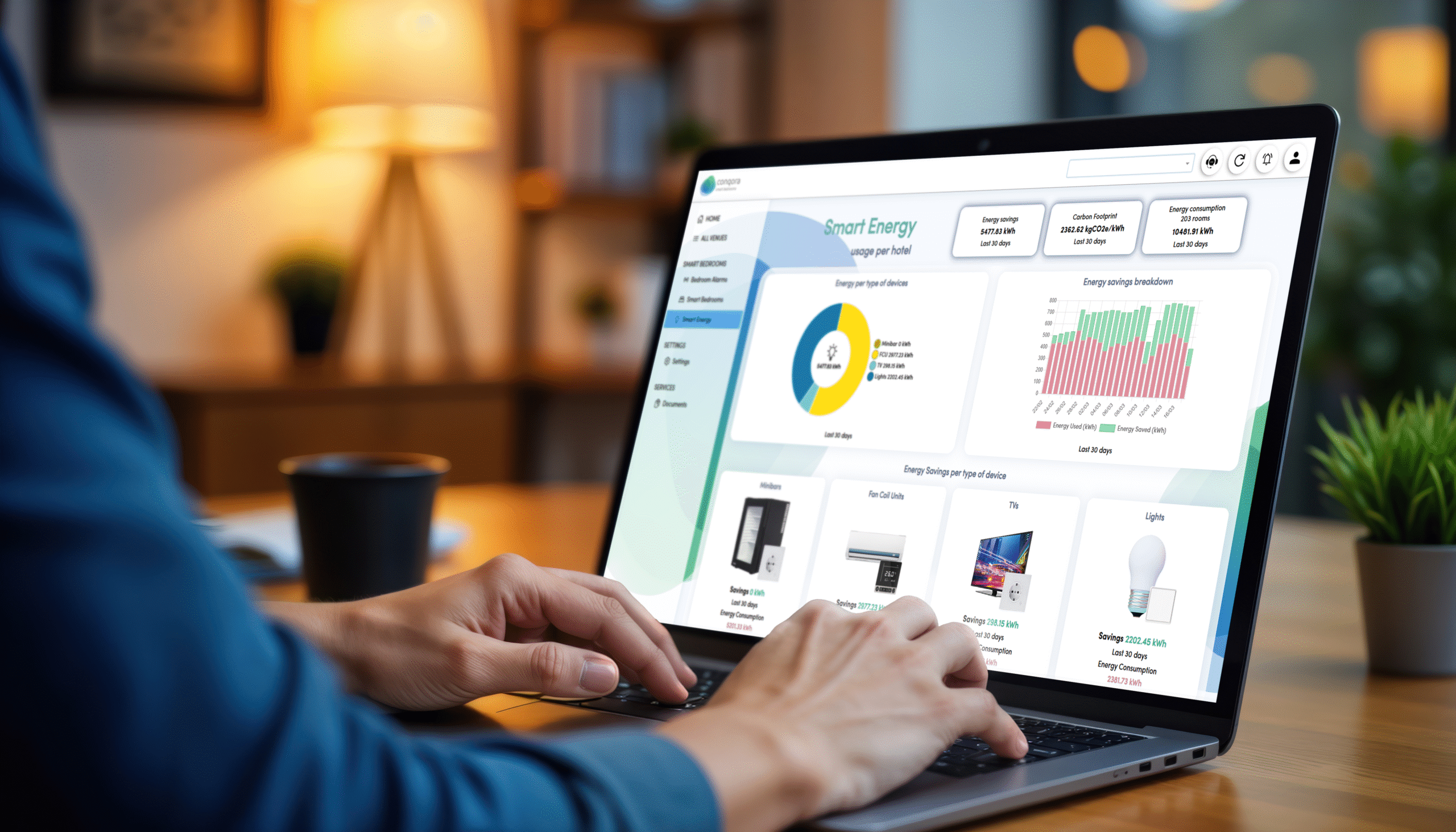 Smart Energy management background